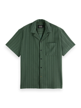 SCOTCH AND SODA Tonal-Striped Short-Sleeved Shirt - Gravity NYC